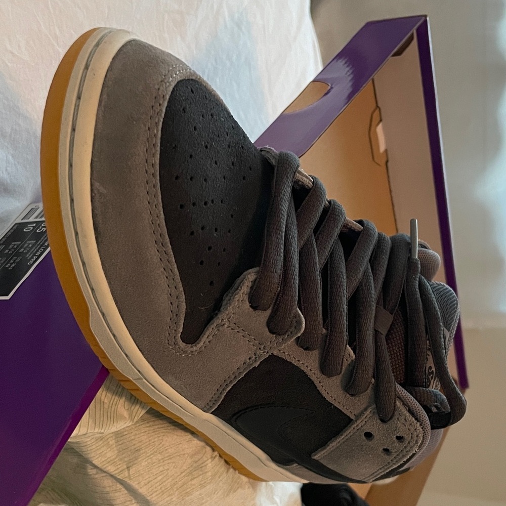 Nike Gray and Black Athletic Shoes